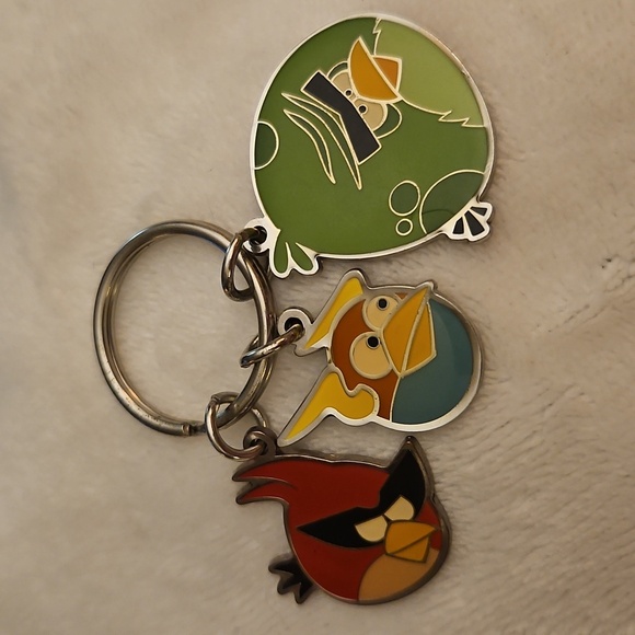 Angry Bird Charms Keyring - Picture 2 of 5
